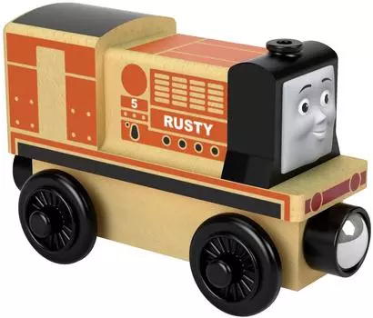 Паровозик Томас из серии деревянных рельсов Rusty FHM35