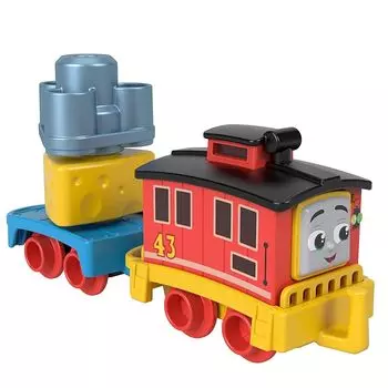 Паровозик Томас Мой первый Томас для детей от 1,5 лет и старше Игрушки для машинок Бруно Образовательные/обучающие игрушки Для детей от 1,5 лет, оранжевый HXP56