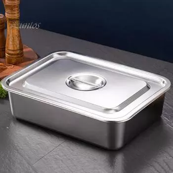 Паровые сковороды, глубокие сковороды для гостиниц с крышкой, мармиты, подогреватели пищи, нержавеющая сталь, коммерческие подносы для ресторанов, паровые контейнеры для еды для шведского стола S