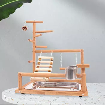 Parrot Playground Wood Perch Stand Activity Center Gym Playman,Parrot Playstand для