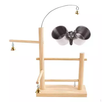 Parrot Playstand Bird Playground Play Gym Cage Accessories Perch Stand Interactive Toy for