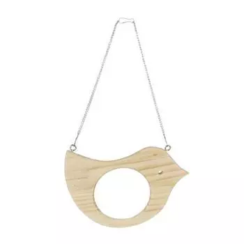 Parrot Swing Animal Shape Birds Swing Cotton Rope Wrapped Birds Playground Birdcage Swing for Lovebird Conure Cockatiel Budgie C