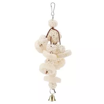 Parrot Toy Bird Toys Hanging Standing Toy Parrot Swing Suitable for Parrots and Birds