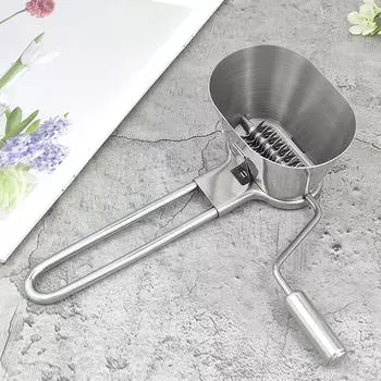 Parsley Chopper Roller Mincer Manual Lightweight Compact Shredder Stainless Steel for