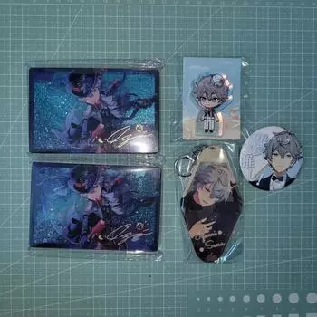 Партия) Брелок и значок для банки Anstar Izumi Junstar Yusakorotta&beachkorotta&hotel