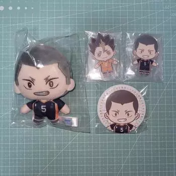 Партия) Haikyu Tanaka Segakuji Sister, акрил и значок Nishinoya, акрил