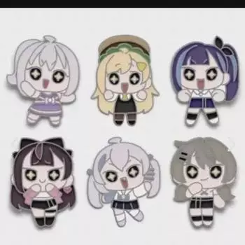 Партия из 6 металлических значков Ли Седоля