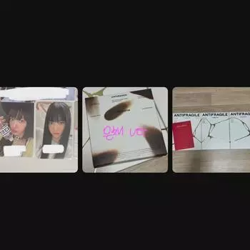 Партия) Le Sserafim Photo Card Выпущенный альбом Eunchae Неизданный Anti-fragile