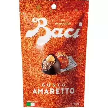 партия N1-82 [шоколад амаретто ПАКЕТ 5P]. Baci Amaretto — трюфель в итальянском стиле, приготовленный из мелко Baci Amaretto — трюфель в итальянском стиле, приготовленный из 1