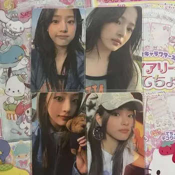 Партия) Newjeans Minji Фотокарточка Фотокарточка Line Friends Pop-up Album House Sweet