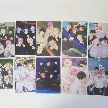 Партия) Play Big Poca Tack Family Foca Samwoo The Hyundai Hooded T Shirt Animated