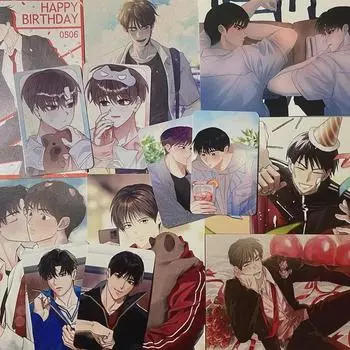 Партия) Время мусора Джунпан Чон Ён-Джун День рождения Кафе Фотокарточка Почтовая открытка Poca Счастливый розыгрыш