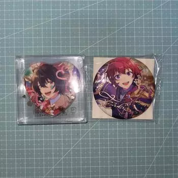 Партия) Значок банки Ansta Ritz White Day Heart и значок банки Tsukasa Jungstar Dreaming