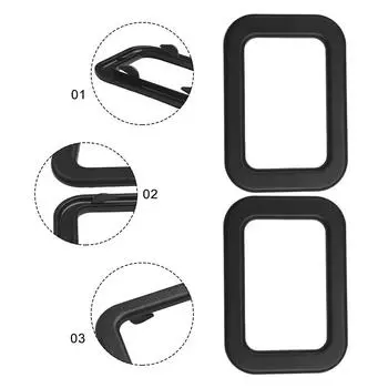 Детали дверная ручка отделка пластиковые аксессуары ободок черная крышка фитинги для BMW E30 E28 E24 E23 интерьер абсолютно новый CHINA