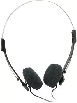 Parts Express Mini Stereo Легкие наушники со шнуром 4 чёрный