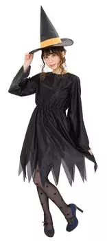 Party City Косплей Стандартная Ведьма Девушка Черная Женская