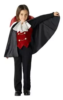 Party City Cosplay Vampire Boy Kids 120cm Black