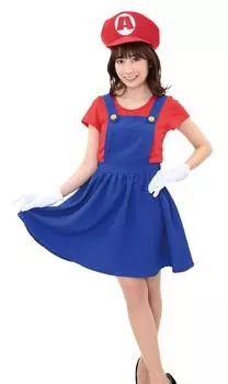 Party City Косплей Красный Брат Красный Женский красный