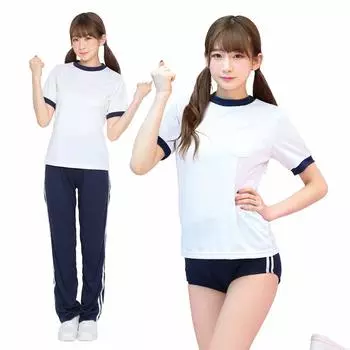 Party City Tokimeki Graffiti Косплей Сверкающая спортивная одежда Белый Синий Женская