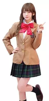 Party City Tokimeki Graffiti Косплей Maron School Brown BOX Женская