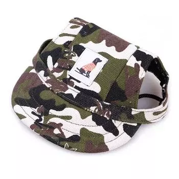 Party Costume Canvas Puppy Sports Baseball Caps Sun Hat Dog Caps Dog Supplies camouflage S
