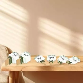 Party Decoration Paper Wedding Fans Thank You Hand Fans Women 5pcs