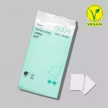 [Party item] [Large capacity] Filimili embossed cotton pad 600P, Korean cosmetics