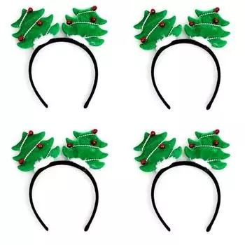 Party show tree headband, bell green, 4 pieces