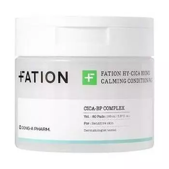 Partyon High Cica Biome Успокаивающие подушечки-кондиционеры 165 мл, 80 шт., 1 шт.