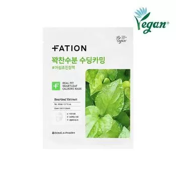 Partyon Real Fit Houttuynia cordata успокаивающая маска 1 шт.