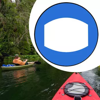 Парус для каяка 42 дюйма, простой в установке, портативный, складной, для парусных лодок, надувных красный