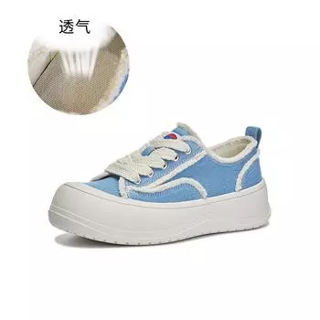 Парусиновые туфли, маленькие белые туфли, женские, весна 2025, новые туфли на шнуровке с круглым носком, повседневная обувь, мода, универсальная женская обувь в стиле колледжа, прилив 35