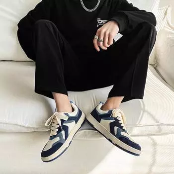 Парусиновые туфли мужская обувь 2025 года модная обувь универсальная модная обувь дышащая студенческая обувь корейская версия летняя тканевая обувь повседневная обувь 39 синий