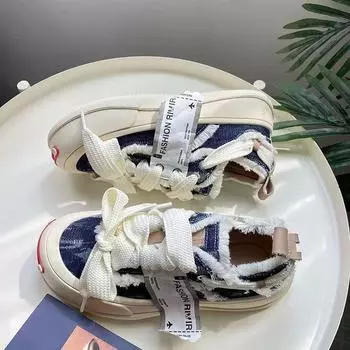 Парусиновые туфли женские на платформе нишевый дизайн повседневная обувь новая весна и лето универсальная обувь для сноуборда 35