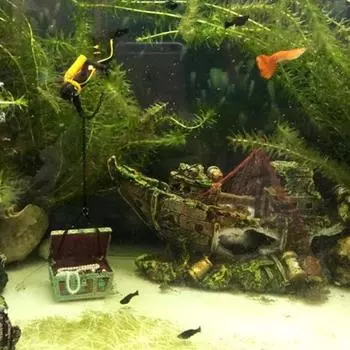 Парусная фигурка из смолы, миниатюрный аквариум, лодка, корабль, сделай сам, затонувший аквариум, украшение для дома, сада, спальни