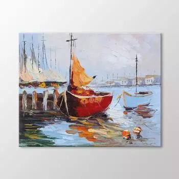 Парусники на пляжном столе