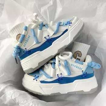 Пары Raise Everything Bread Shoes Кроссовки Niche Fashion Женская обувь Бег Мужская обувь 35