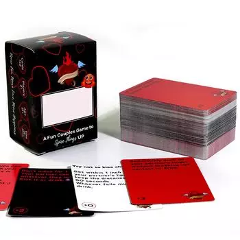 Пары - Супер веселая игра для пар на свидание: 150 пикантных заданий и вопросов для вашего партнера. Подарок на годовщину и День святого Валентина One Size