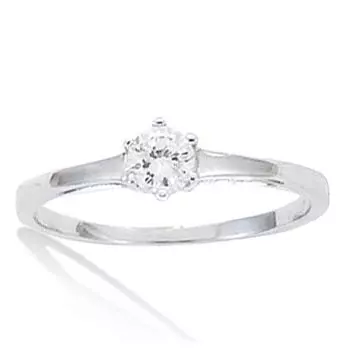 Пасьянс Серебро белое серебро родий - 4 мм