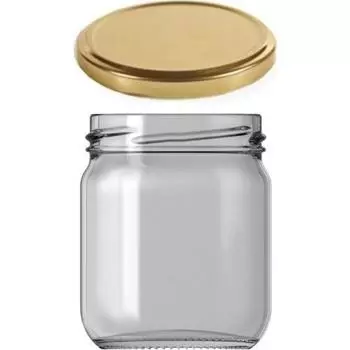 Пасабахче 210 куб.см. 10 штук детского питания в стеклянной банке с золотой крышкой