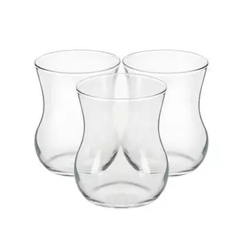 Pasabahe 42801 Самовар 3шт Стакан для чая 285 мл