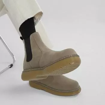 Pascologen MS5600-BE Ботинки Челси Kobe Oversole Бежевые [250~280 мм]-MS5600-BE 250