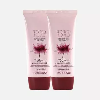Pascucci Intensive Real Tone Up SUN BB Cream, 2 упаковки, 50 мл