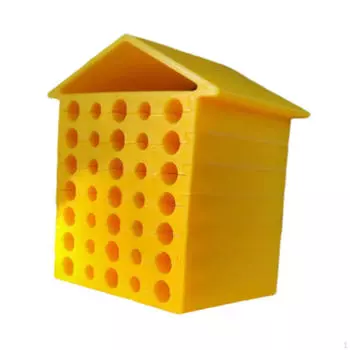 Пасека для пчел-опылителей, Гнездовые трубы, Соты, Новинка, Орнамент, Опылители, жёлтый