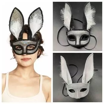 Пасхальная маска на пол-лица, маска для глаз, ретро-венецианская маска для мужчин чёрный