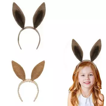 Пасхальная повязка на голову для взрослых и детей, повязка на голову с ушками кролика, аксессуары для волос One Size