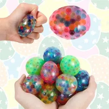 Пасхальное яйцо, игрушка, эластичное, быстрое восстановление, красочный антистрессовый мяч, игрушка-щипок, снимает скуку, мягкое TPR, сжимающее яйцо, детская декомпрессионная игрушка, вечеринка, пользу