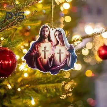 Пасхальное украшение 2D Love Couple акриловое подвесное украшение пасхальное праздничное украшение для зеркала заднего вида автомобиля аксессуары рюкзак A