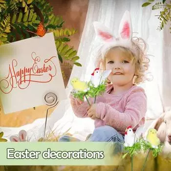 Пасхальное украшение, фигурка цыпленка, плюшевый цыпленок, пушистый петух, украшение для поделок своими руками, домашний декор, фермерская курица, принадлежности для вечеринки A