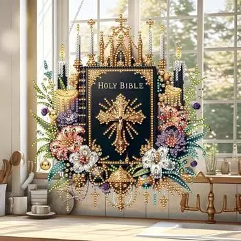 Пасхальное украшение Yousheng, искусственное алмазное украшение в виде кролика, двухстороннее украшение для стола из стразов, подвесное украшение для домашнего декора на столешницу, дверь G